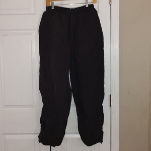 Authentic Military Issued Black physical fitness workout training pants Sz M